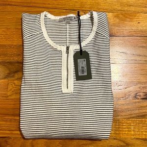 ALLSAINTS ALICIA LS STRIPED BODYSUIT